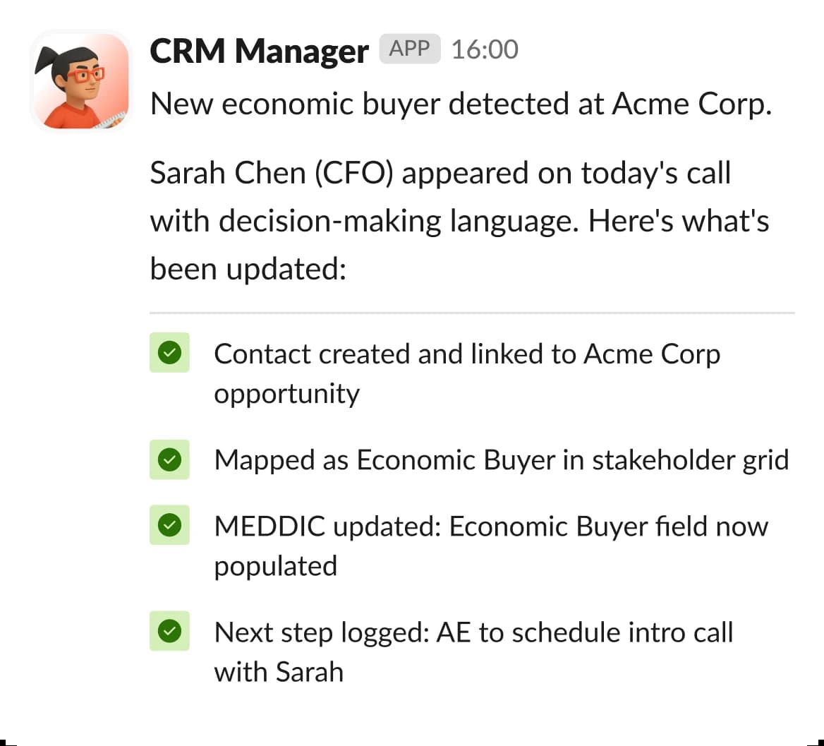 A deal shifts, you hear about it before anyone reports it.